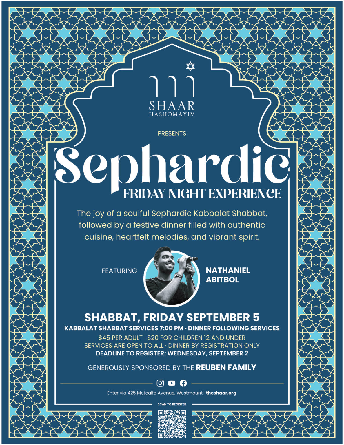Sephardic Friday Night Experience – The Shaar